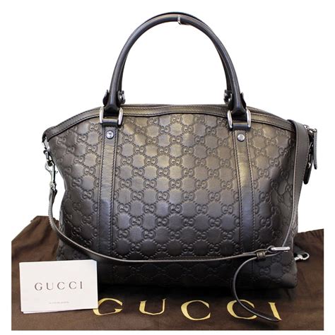 brown gucci purses|gucci brown leather shoulder bag.